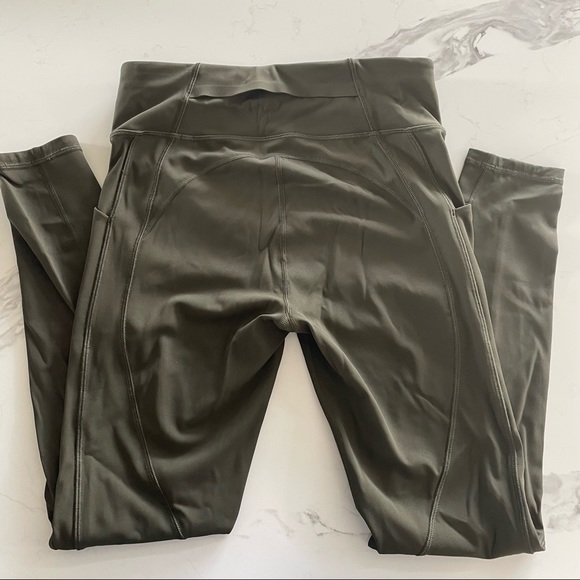Lululemon Time to Sweat Leggings 28” in Dark Olive - Picture 2 of 9